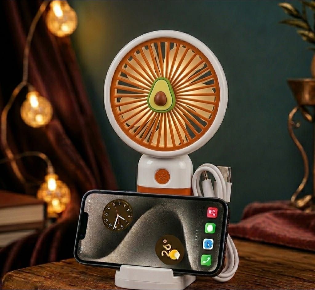 Wonderwhimzy Portable Rechargeable Mini Fan USB Handheld Cooling Fan BREEZO-X1 USB Fan-image-1