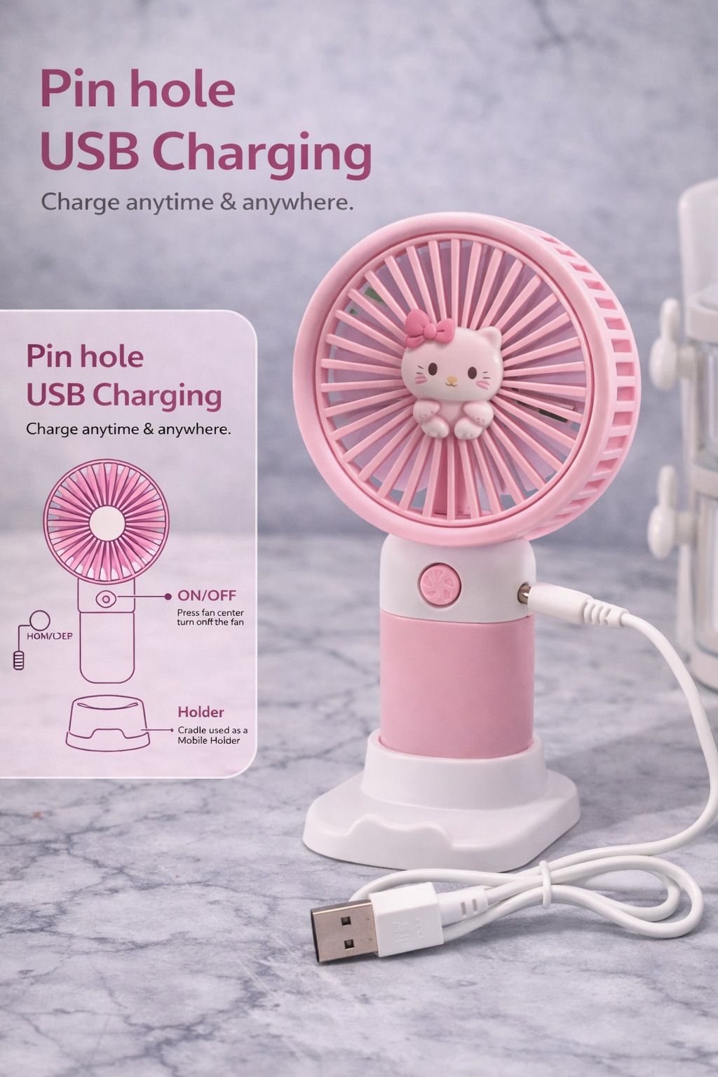 Nazfashion MF-01.0 MINI-FAN-01 USB Fan-image-33