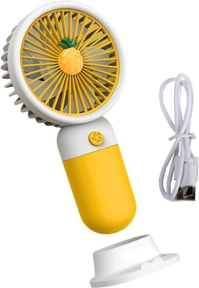 srstech Mini Portable Rechargeable Hand Fan With Mobile Stand Model No. 1689 Rechargeable Fan-image-6