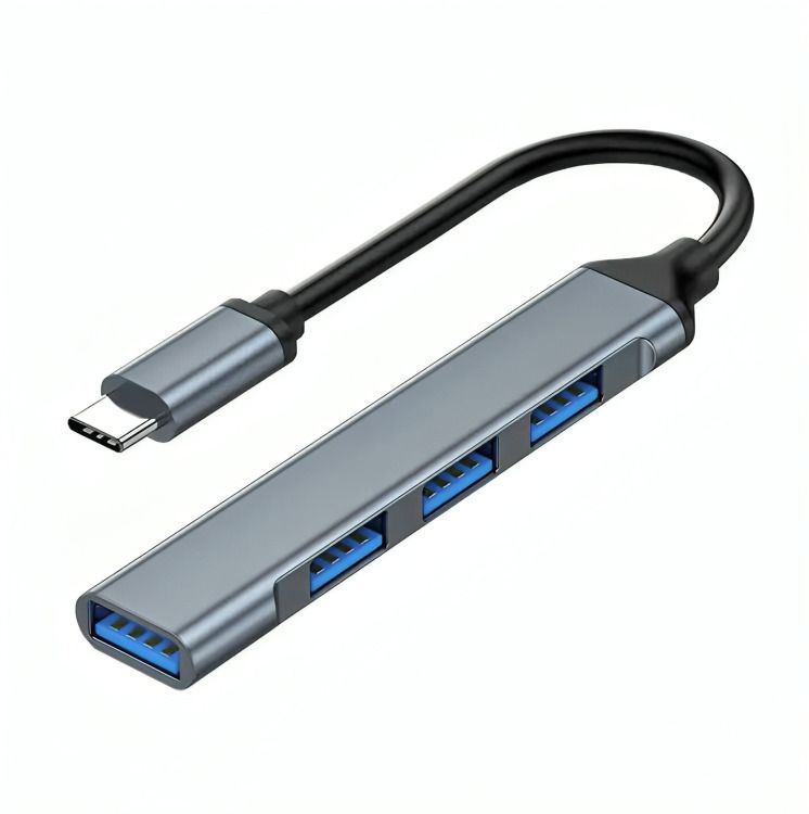 Henture USB Hub Type C to 4 USB-A Ports Compatible for PC, MacBook, Mobile 3.0 USB Hub-image-45