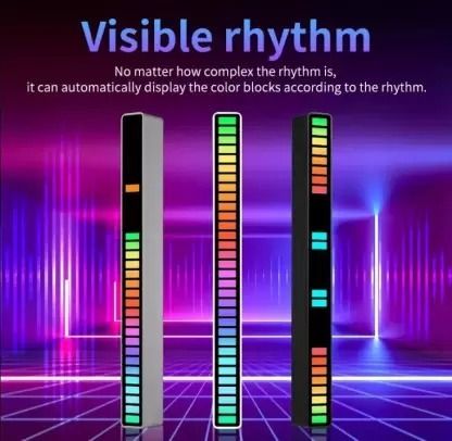 BSVR Led RGB Bar Light 32 Bit RGB Music Sound Control For Cars Led Light 213 Smart Sensor Light-image-14