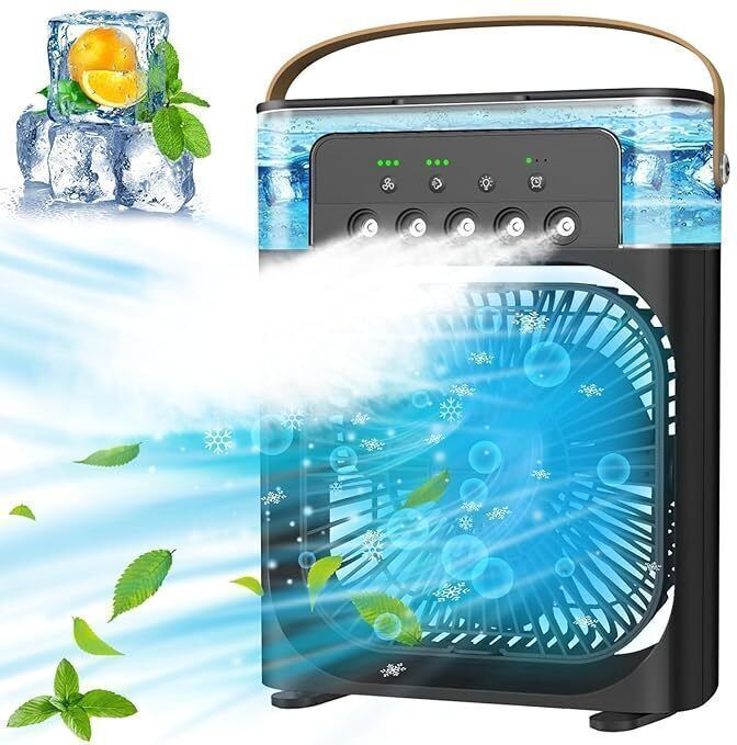 Sitaramm TD-31 Mini Table Fan For Home With 3 SpeedAIR031 USB Air Cooler-image-45