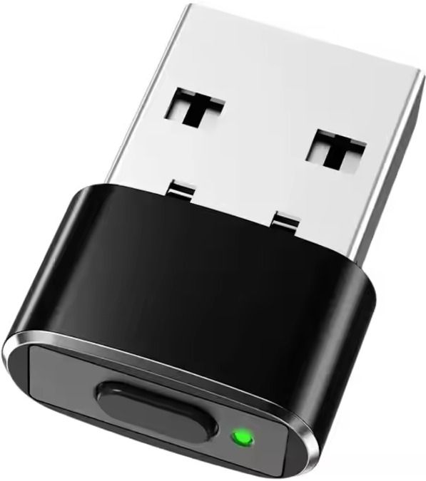 TECHWIBE USB Mouse Jiggler 3 Modes (Auto Jitter/Swipe/Slide) USB Mouse