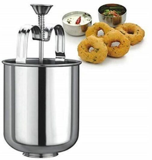 opmart Stainless Steel Menduvada Maker for Perfectly Shaped & Crispy Menduvada Vada Maker-picture-12