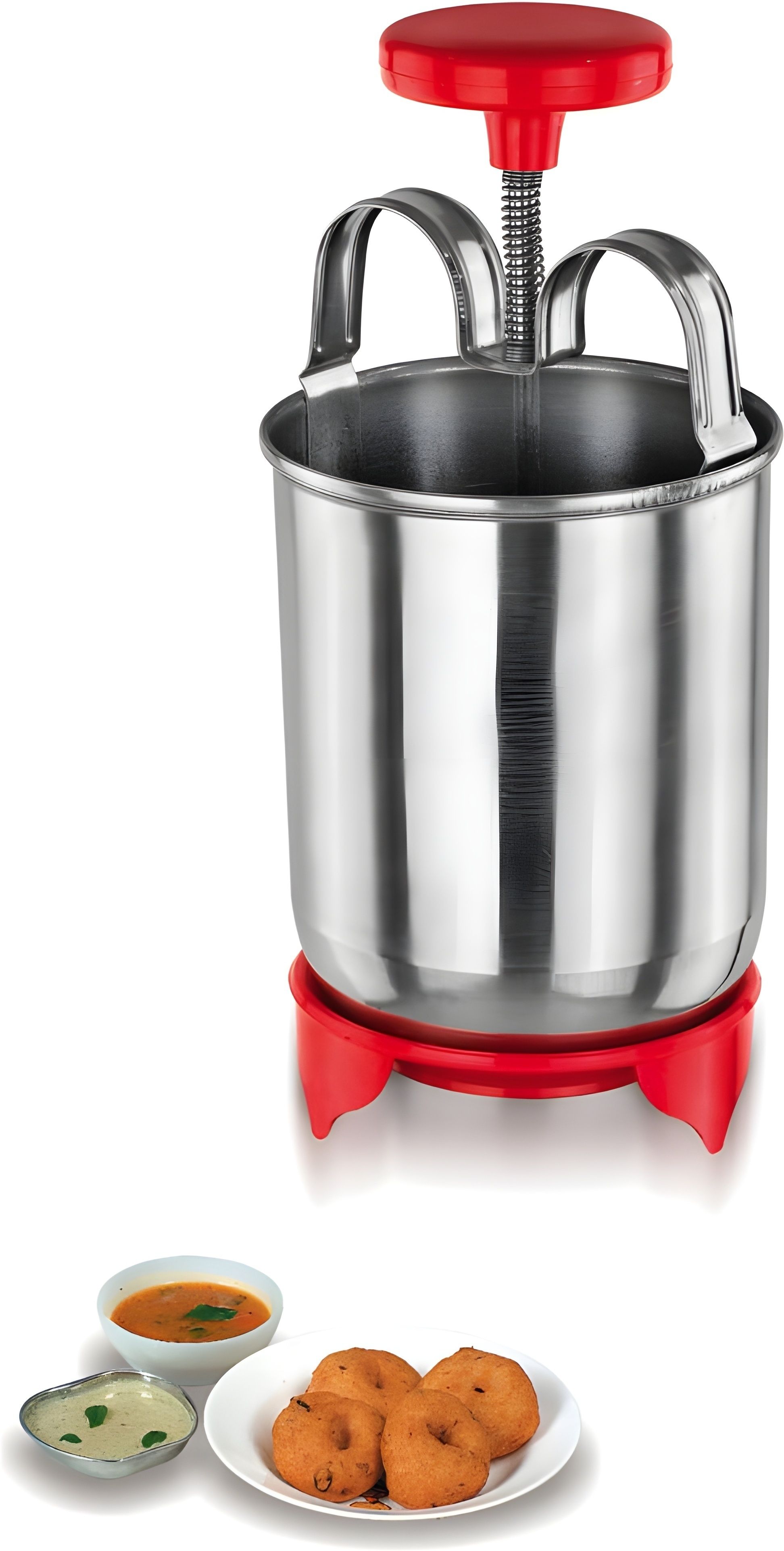 Stainless Steel Medu Vada Maker with Stand Vada Maker