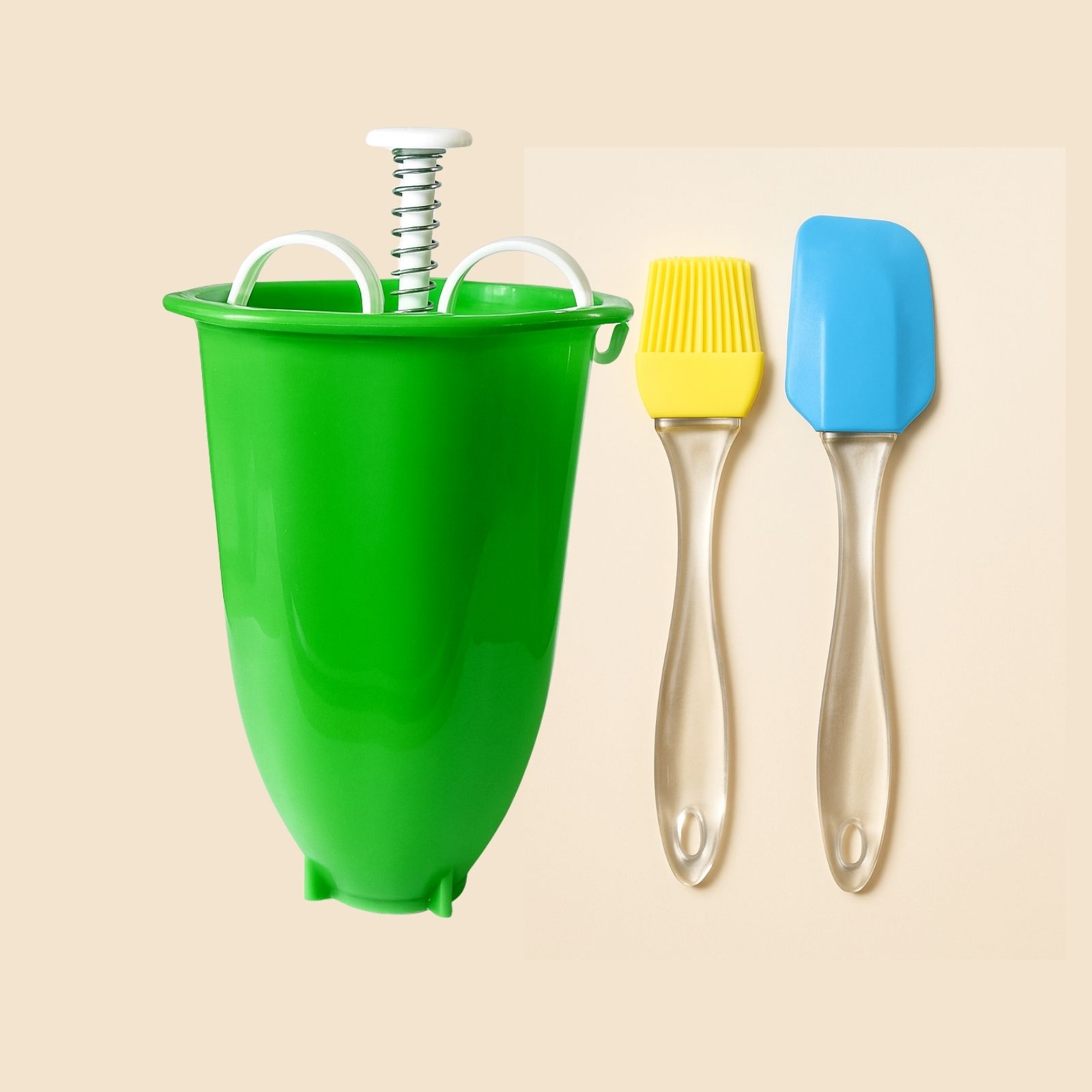 Vada Maker with Spactula Set | Combo of 2 | Easy MeduVada Maker for Home | Vada Maker-image-45