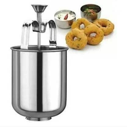 Stainless Steel Medu Vada Maker Machine with Stand for Kitchen Vada Maker