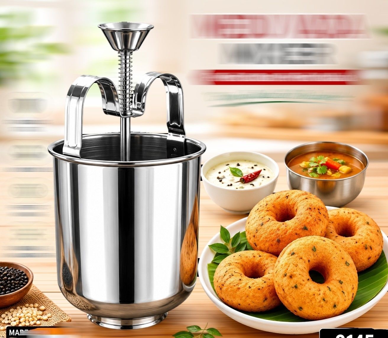 Perfect Shape Every Time: Manual Medu Vada & Donut Maker Machine Vada Maker-image-22