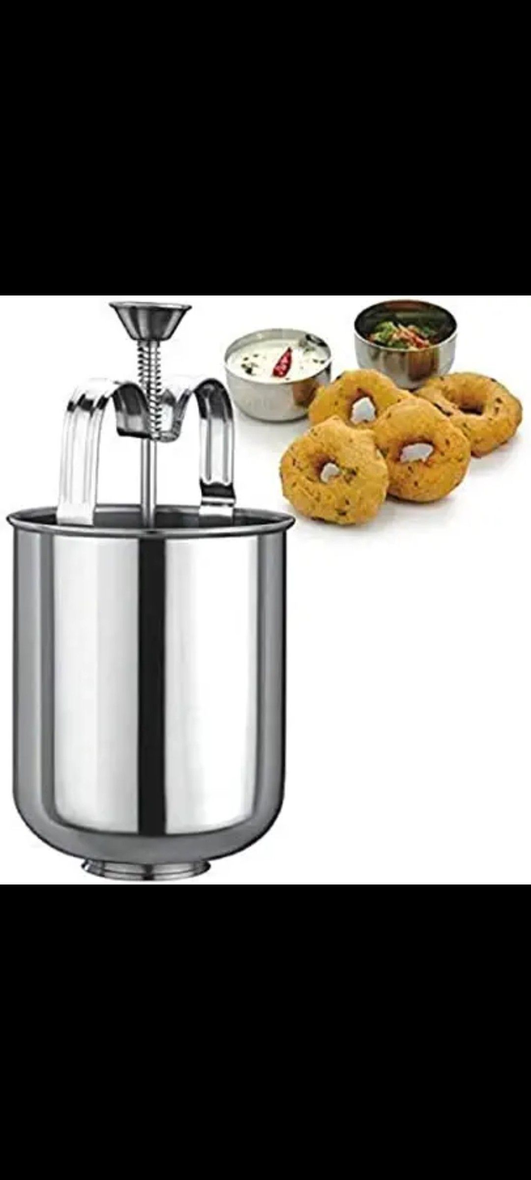 nse Medu Wada Vada Donut Maker Dispenser, Stainless Steel Vada Maker-picture-24