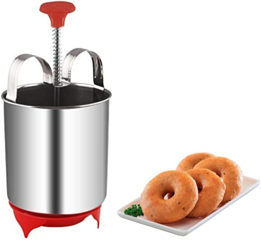 hunitihub Stainless Steel Vada Maker with Stand Vada Maker-picture-16