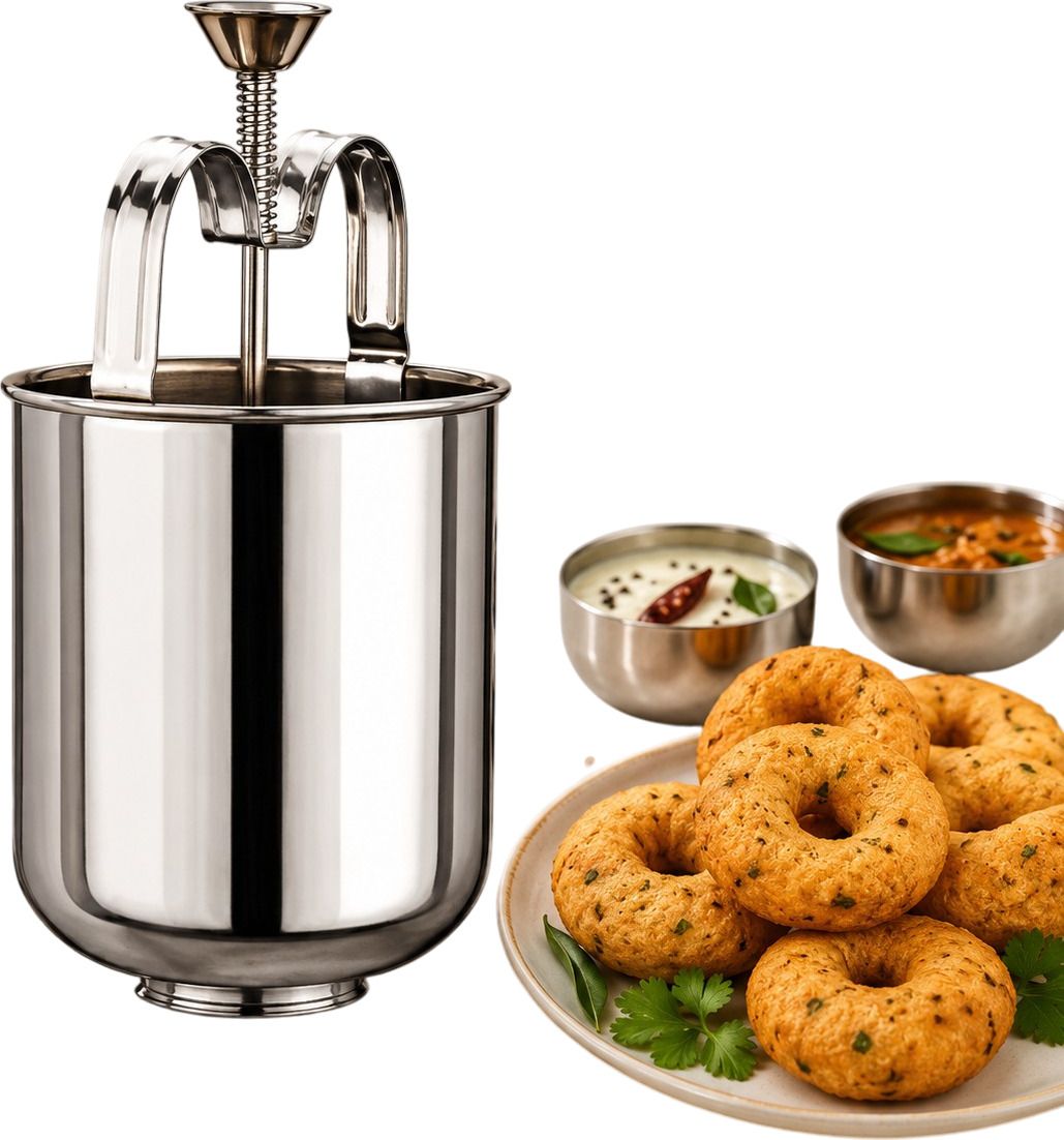 mahakali No-Mess Medu Vada Maker: Easy-to-Use Mendu Wada Batter Dispenser Vada Maker-picture-34