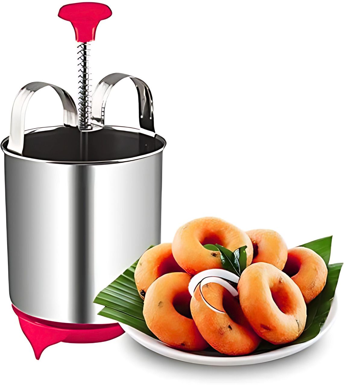 amartraders Stainless Steel Medu Vada Maker with Stand II Vada Maker ll Vada Maker-picture-45