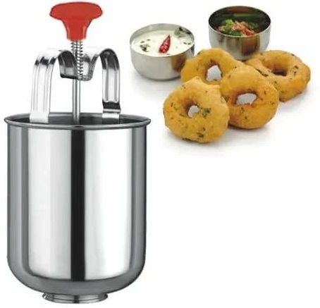 Stainless Steel Menduvada Maker for Perfectly Shaped & Crispy Medu Vada Maker Vada Maker-image-25