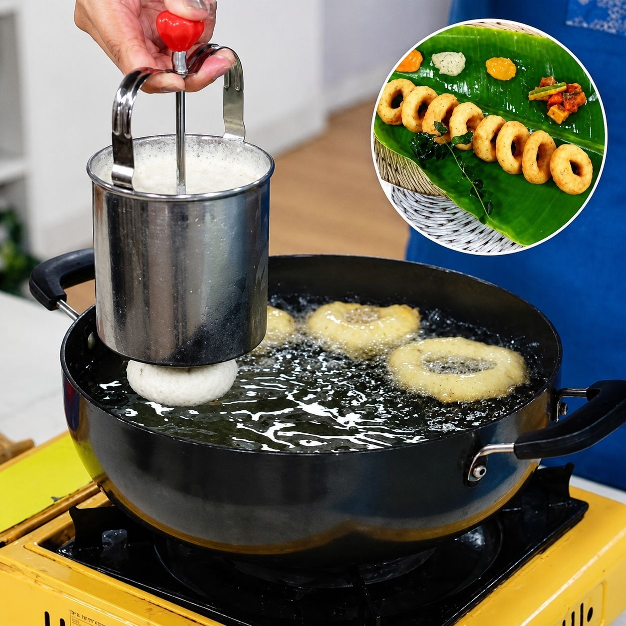 sangeetha enterprises Medu Vada Batter Mixer for Idli, Dosa & Vada Battery Vada Maker-picture-14