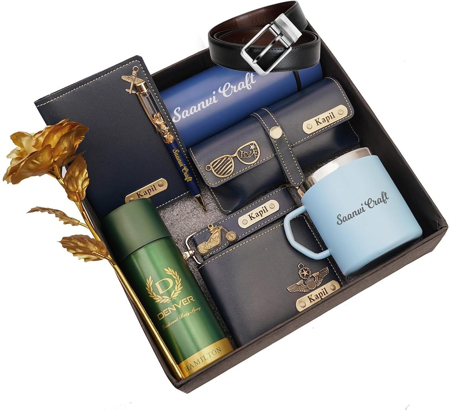 Wallet, Mug, Keychain, Pen, Perfume Gift Set