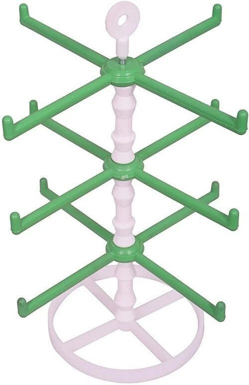 eramasher stoneware Plastic Bangle Holder Rack for Women – Space Saving Design Jewellery Organizer-picture-15