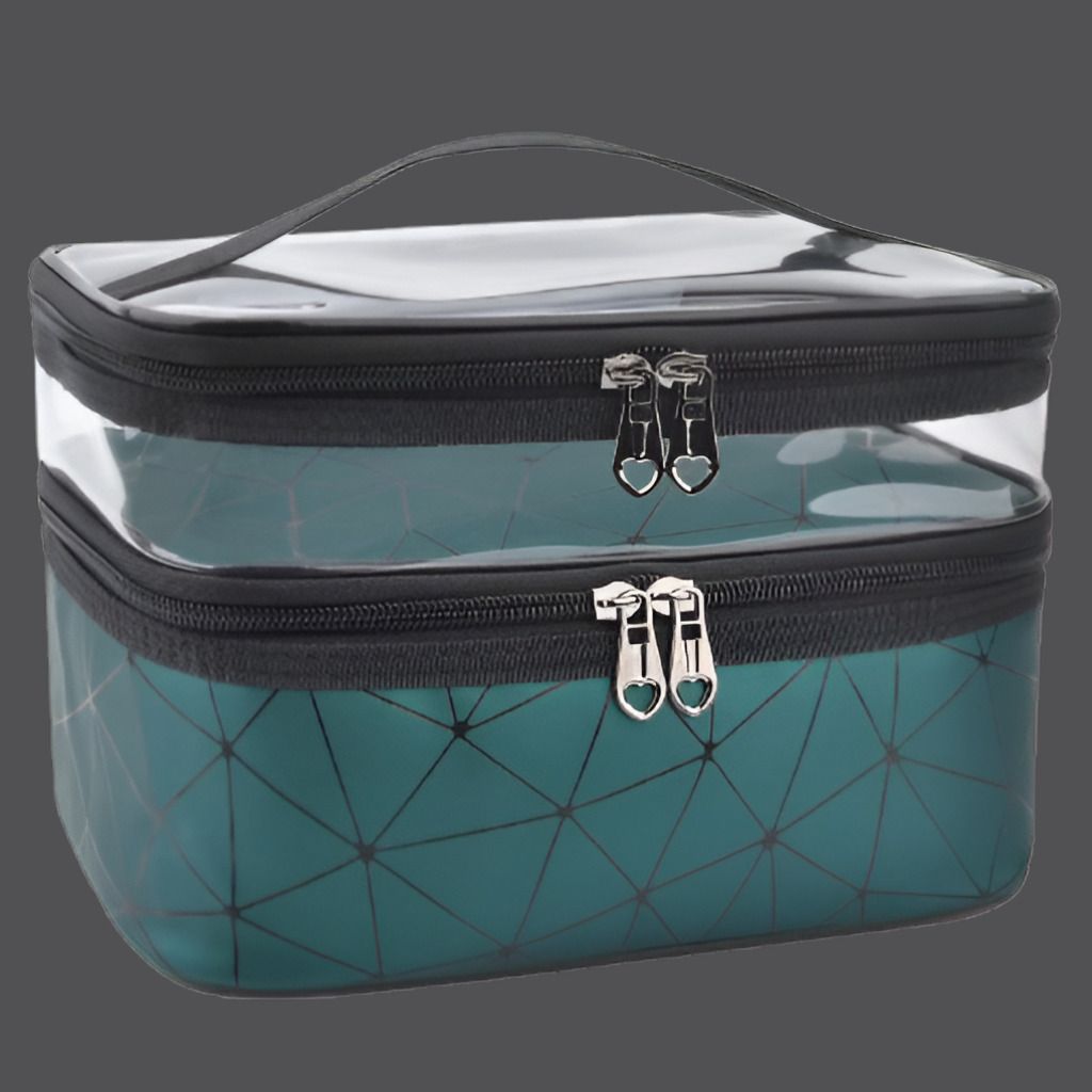 skynest Portable Makeup Storage Box for Organized Packing Cosmetic Bag Pouch for Girls Vanity Box-picture-12
