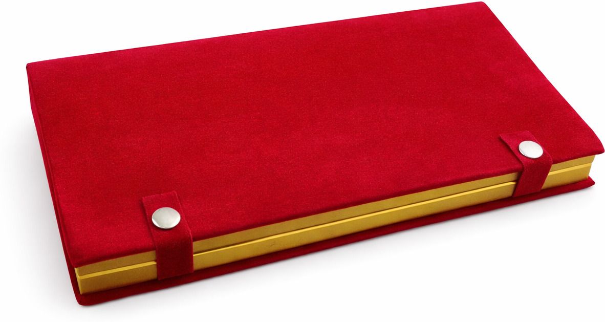 jai guru traders JGT VELVET 12/6 JEWELLERY BOX FOR BIG HARAM AND EARRINGS TO KEEP YOUR JEWEL SAFE AND SECURE (PACK OF 1) Vanity Box-picture-14