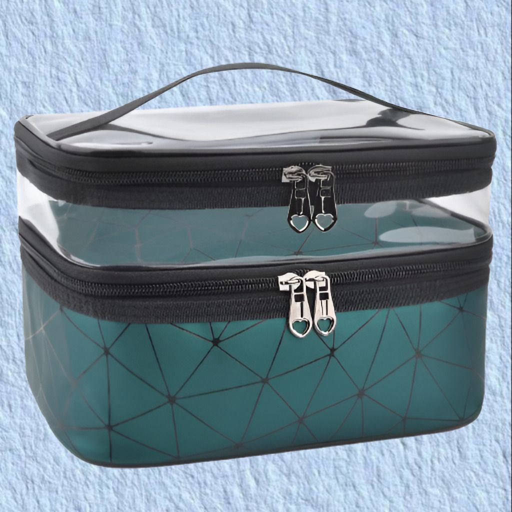 Portable Vanity Organizer for Cosmetics and Toiletries Cosmetic Bag Pouch for Girls Vanity Box-image-7