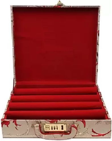 Tuff Wooden 1 Piece Four Rod Bangle Storage Box with Lock System Lockable Vanity Box Vanity Box-image-11