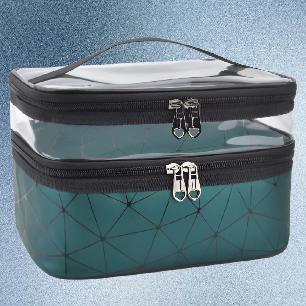 Portable Cosmetic Storage Bag with Durable Design Cosmetic Bag Pouch for Girls Vanity Box-image-2