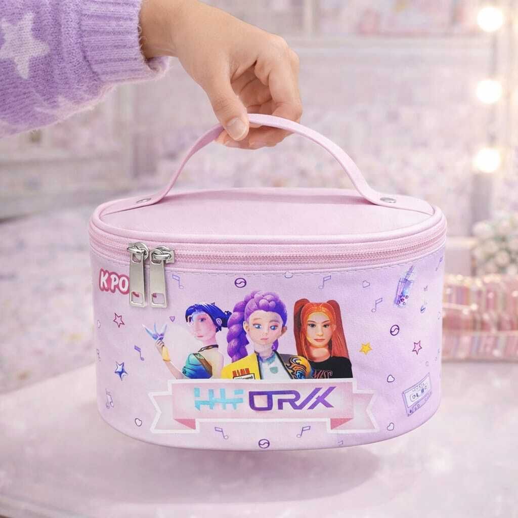 Girls Pink Cosmetic Bag-image-27