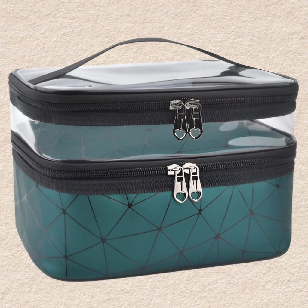 Travel Friendly Storage Case for Personal Essentials Cosmetic Bag Pouch for Girls Vanity Box-image-41