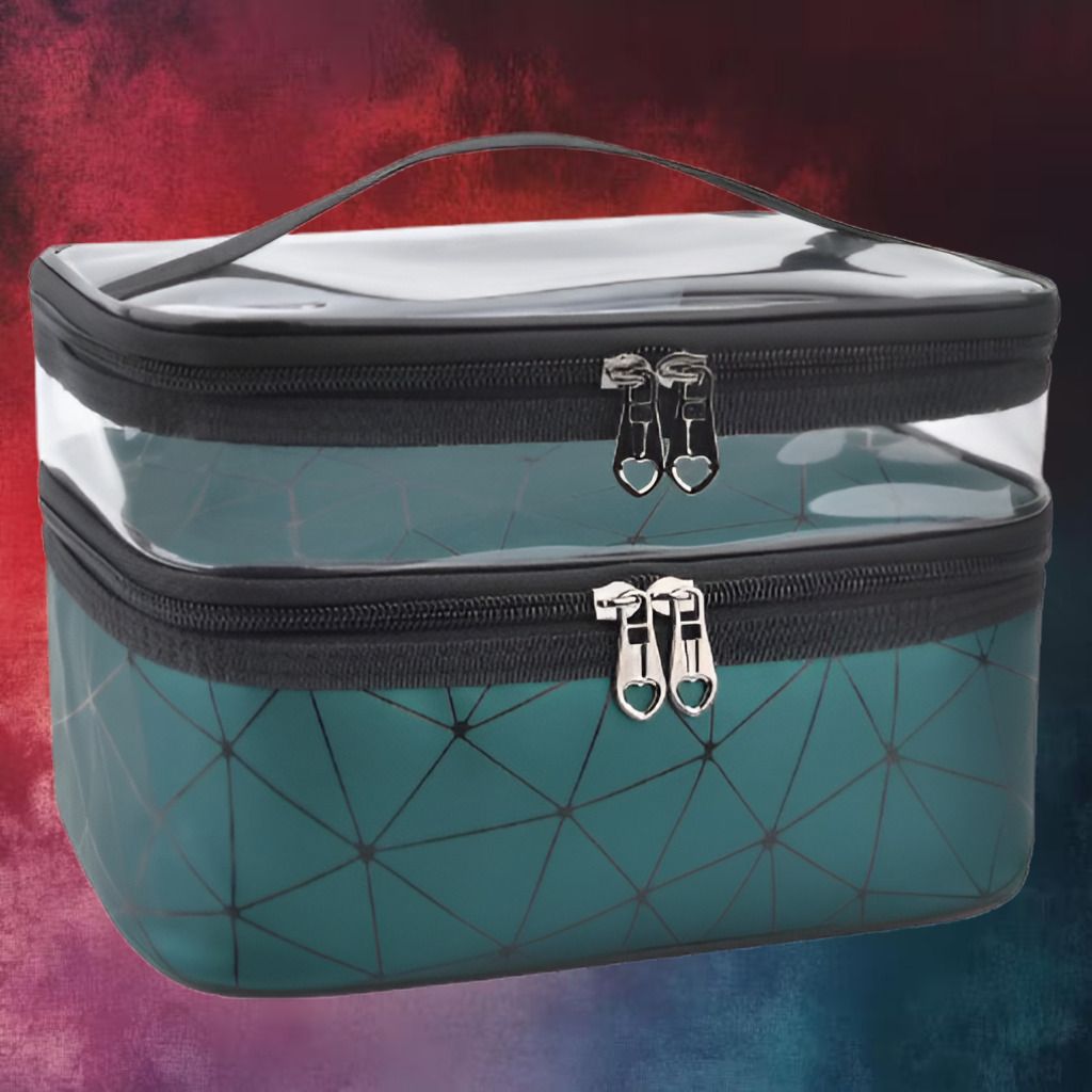 grantox Portable Storage Case for Cosmetics and Accessories Cosmetic Bag Pouch for Girls Vanity Box-picture-28