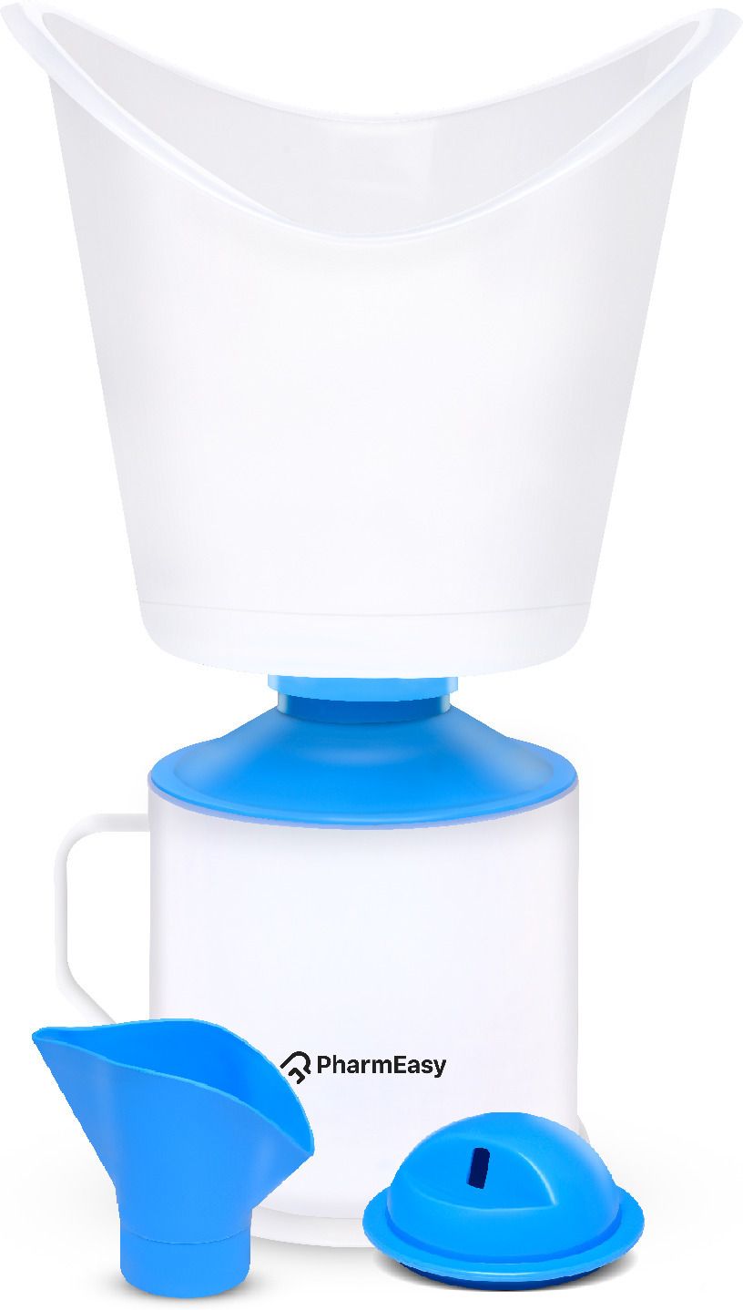 PharmEasy All in One Vaporiser for Cold and Cough with Nozzle Inhaler for Adults and Kids Vaporizer