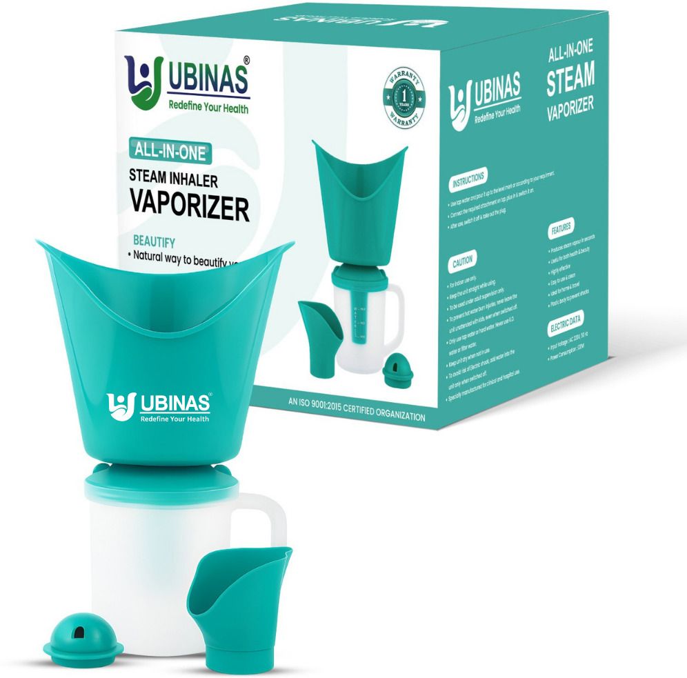 Ubinas Steamer Inhaler Vaporizer for Cold & Cough, Facial Steamer, Vaporizer