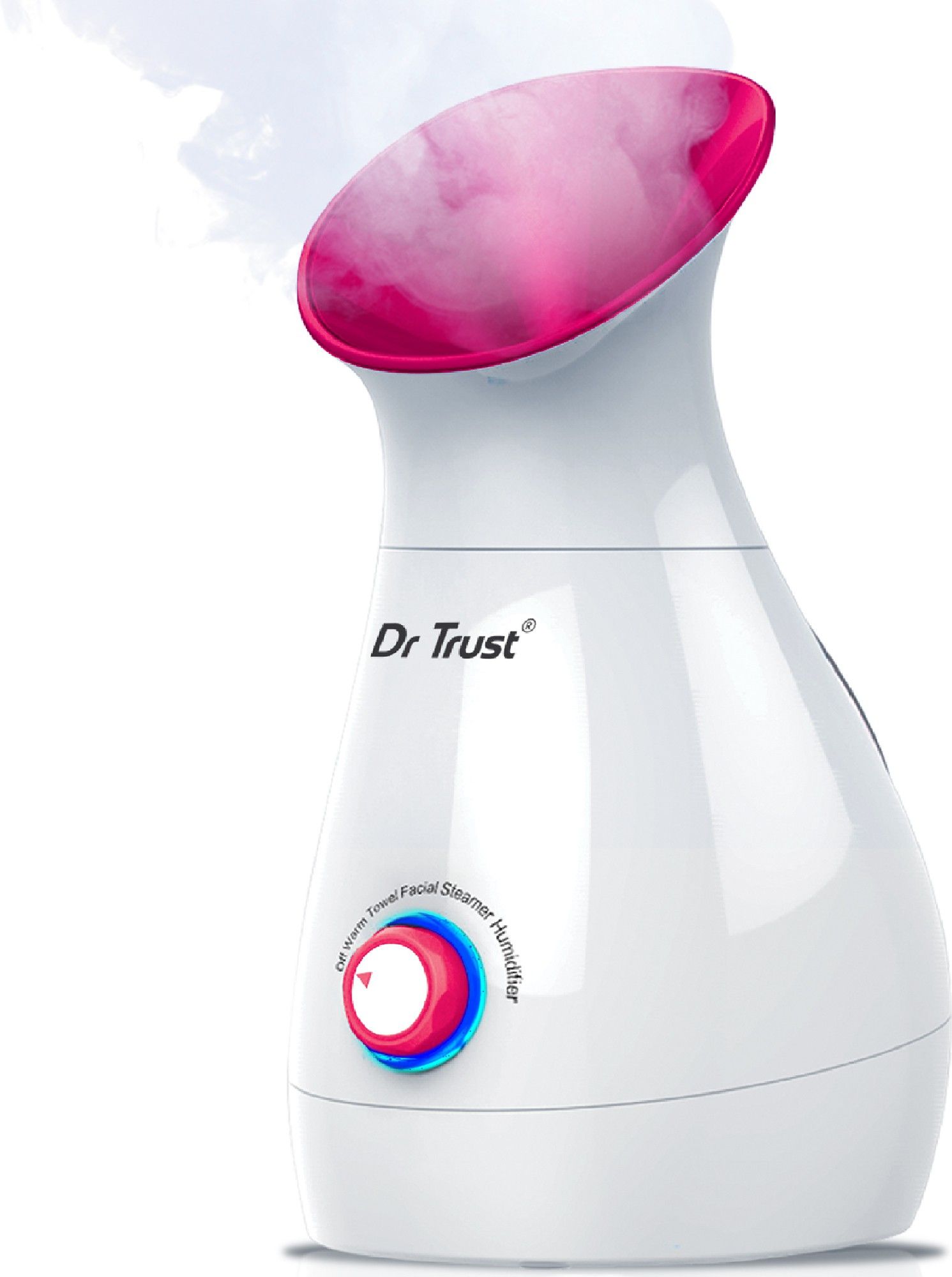 Dr Trust (USA) Model-905 3 in 1 Electric Nano Portable Ionic face Nose steam Breathing Inhaler facial Water Steamer Parlour Machine for cough & cold relief Home Office Room Air Purifier Humidifier & towel warmer heater Vaporizer-image-4