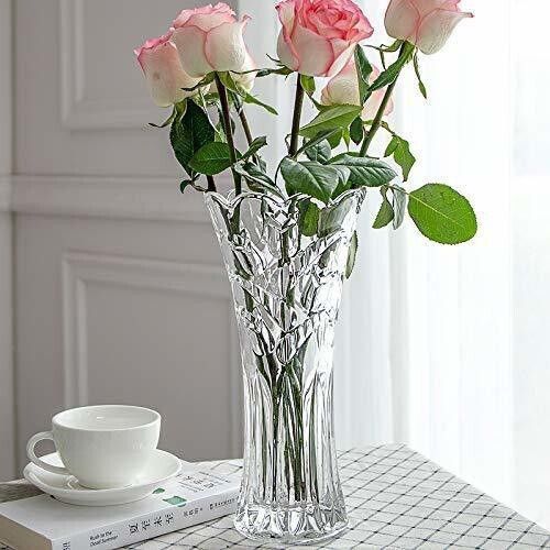 nms traders FLOWER POT PACK OF 1 WITHOUT FLOWERS Glass Vase Glass Vase-picture-21