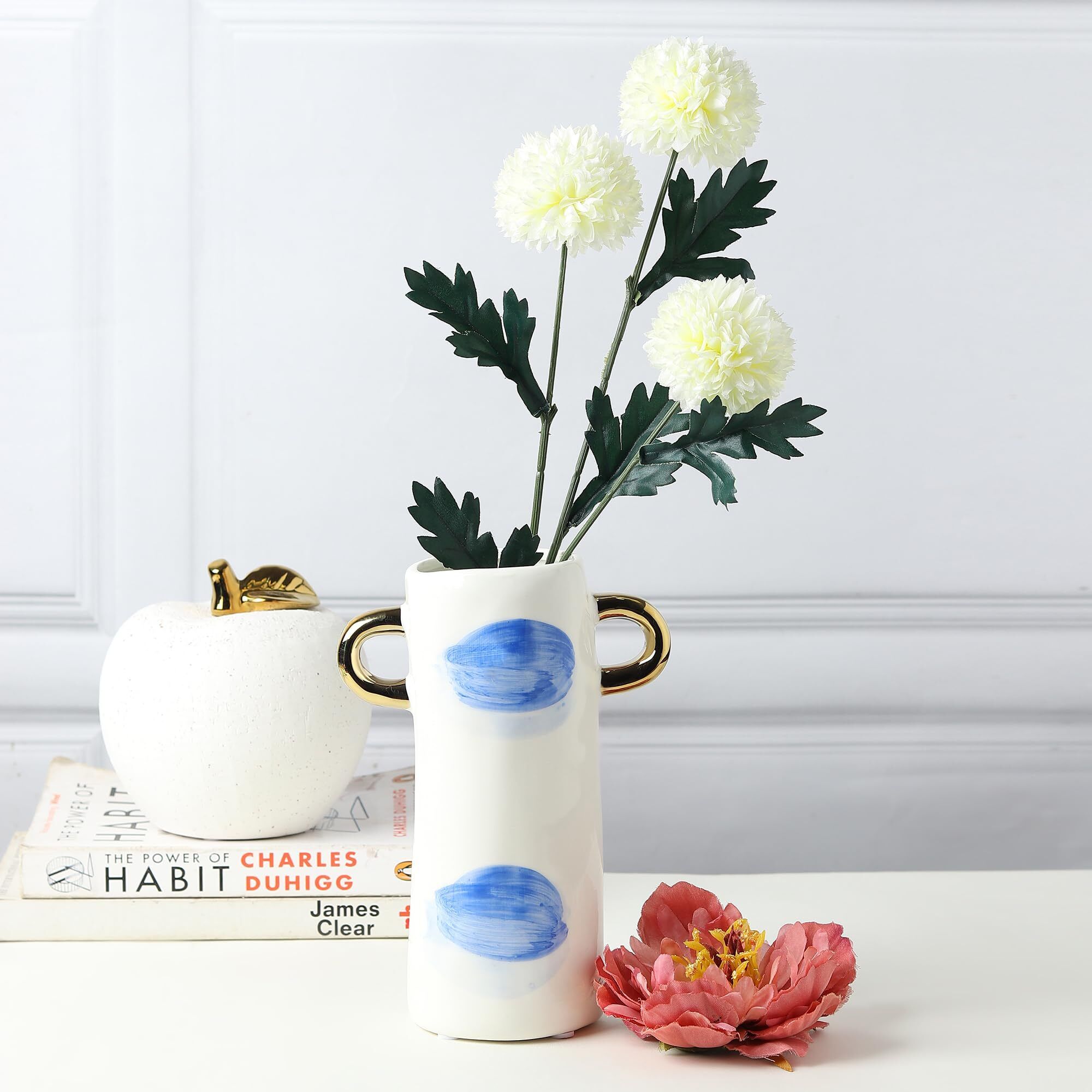 Neutral Ceramic Vase for Earthy Home Aesthetics Ceramic Vase-image-27