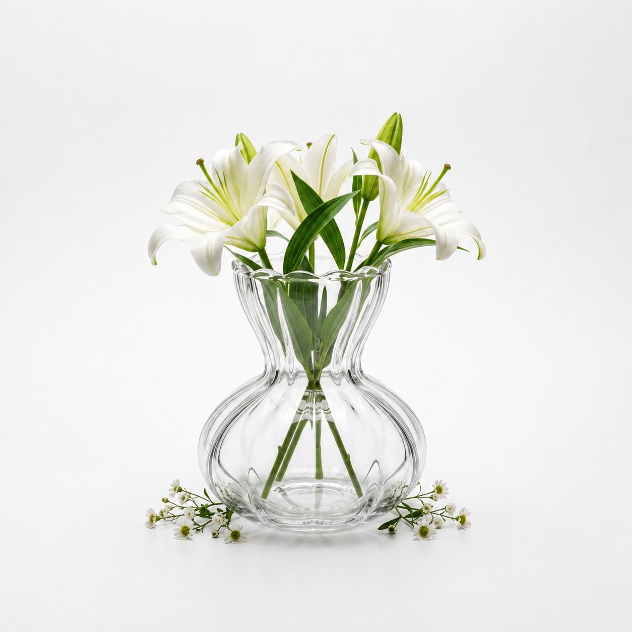 the castle crafts Rustic Vintage Bud Glass Flower Vase for Home & Office Decor - Clear Glass Vase-picture-12