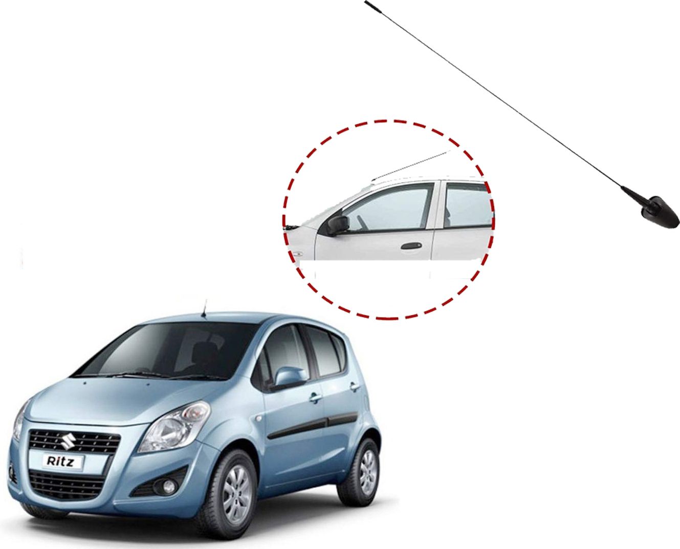 ooltah pahiya Car Audio AM/FM Roof Signal Receiver Antenna FC_005 Standard Car Roof Antenna For_Ritz Satellite Vehicle Antenna-picture-12