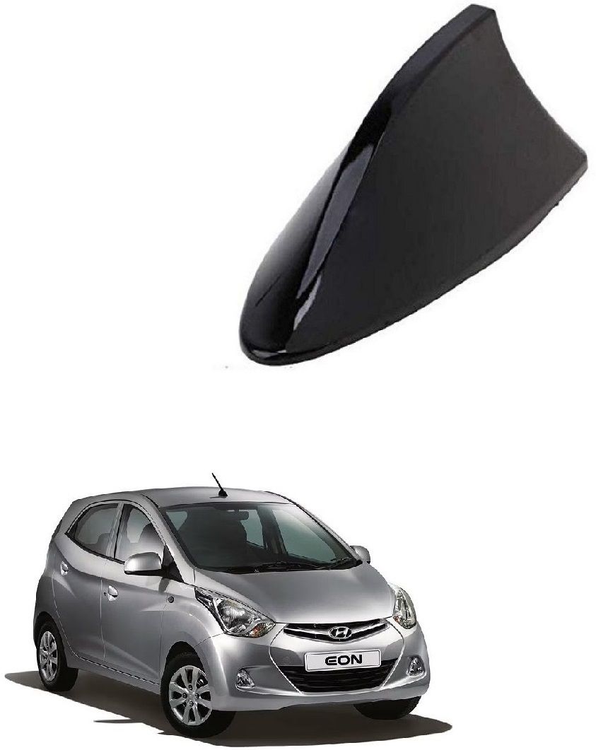 Shark Fin Roof Antenna Aerial ABS AM/FM Radio Signal for Hyundai Eon - Black Whip Vehicle Antenna-image-37