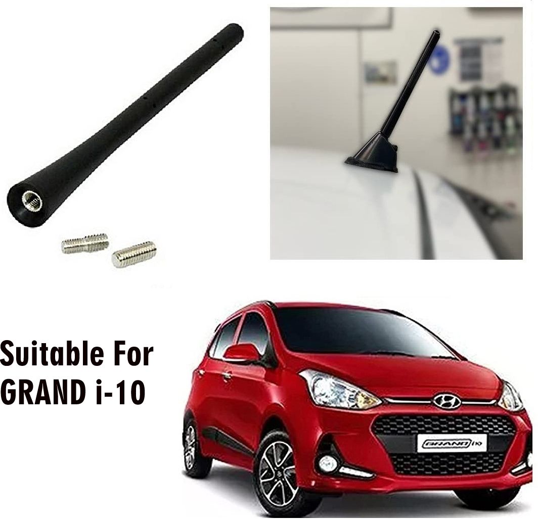 ooltah pahiya Premium Rod For Car AM/FM Roof Signal Receiver Antenna_1067 Mast Aerial With Aluminium Quality Antenna for - GRAND i-10 Satellite Vehicle Antenna-picture-14