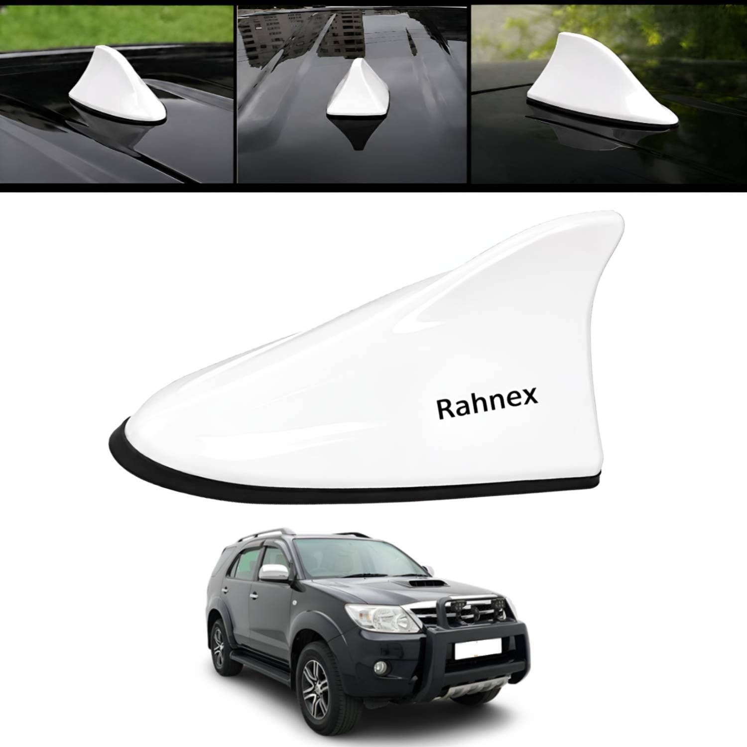 Shark Fin Car Antenna Universal Roof Mount Decorative white Antenna Fortuner2010 Rahnex Universal Shark Fin Car Antenna Satellite Vehicle Antenna-picture-34