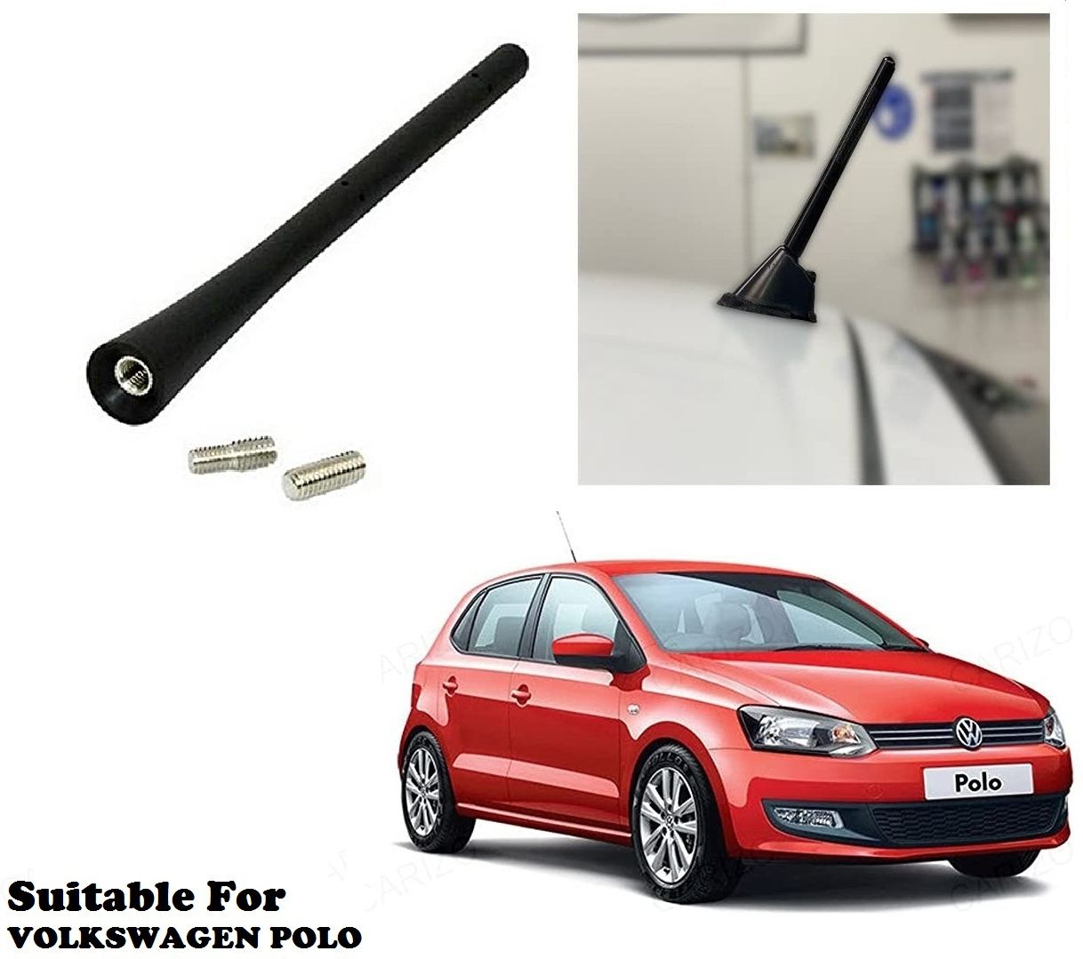 ooltah pahiya Premium Rod For Car AM/FM Roof Signal Receiver Antenna_1116 Mast Aerial With Aluminium Quality Antenna for - POLO Satellite Vehicle Antenna-picture-14