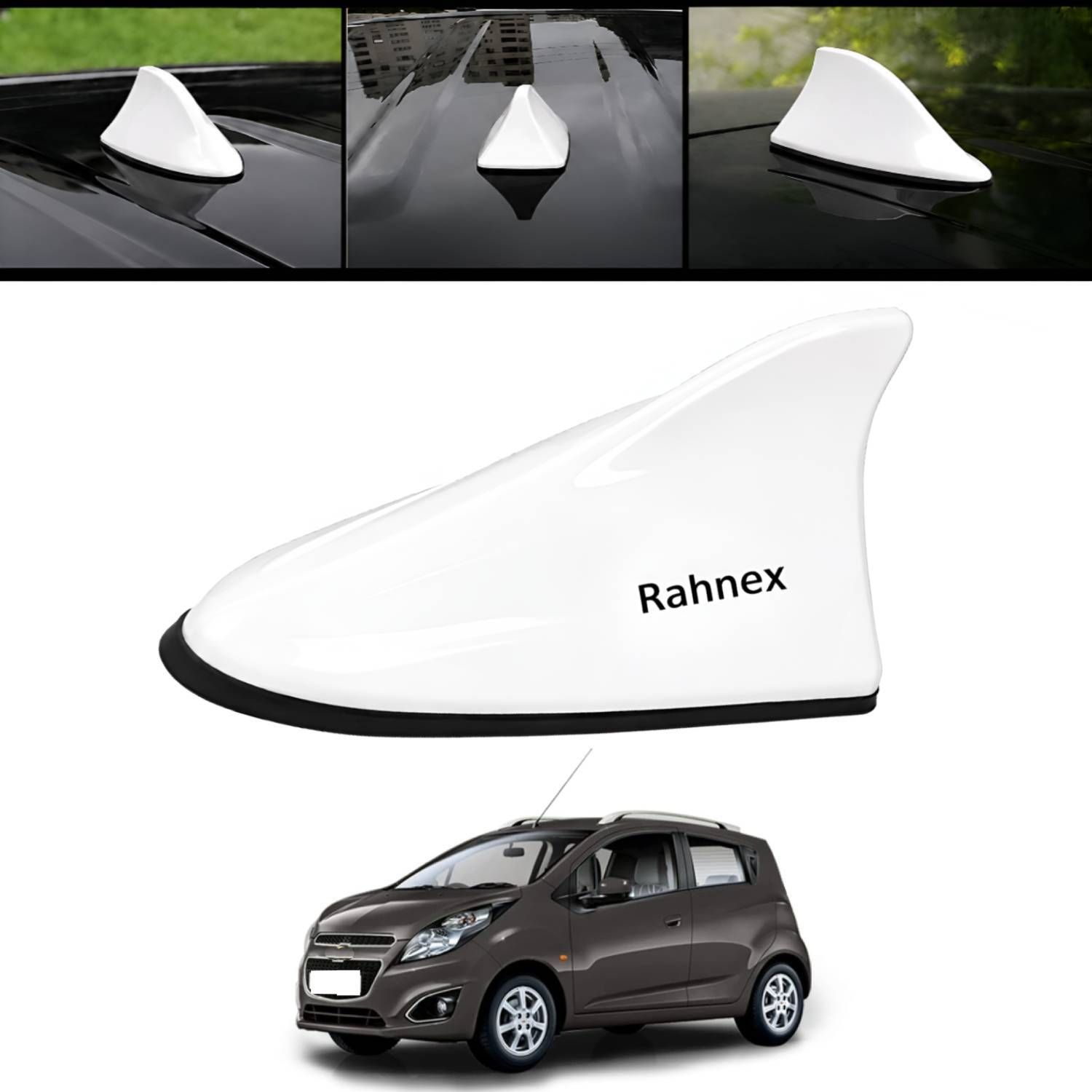 Shark Fin Car Antenna Universal Roof Mount Decorative White Antenna Beat 2019 Rahnex Universal Shark Fin Car Antenna White Roof Mounted Aerial-36 Satellite Vehicle Antenna-picture-39