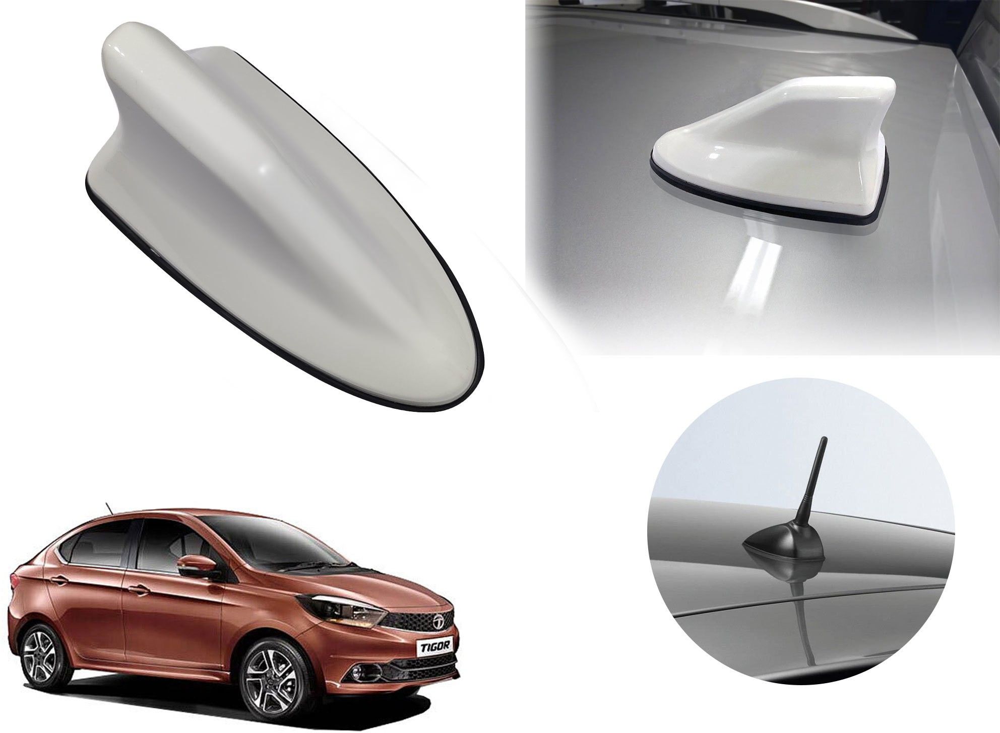 Premium Quality Car Black Shark Fin Replacement Signal Receiver FA118 Tigor 2017 Hidden Vehicle Antenna-image-25