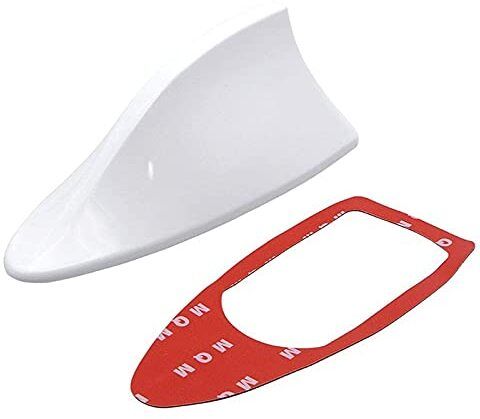 Sporty Car Shark Fin Antenna – Stylish Look & FM/AM Signal Boost Satellite Vehicle Antenna