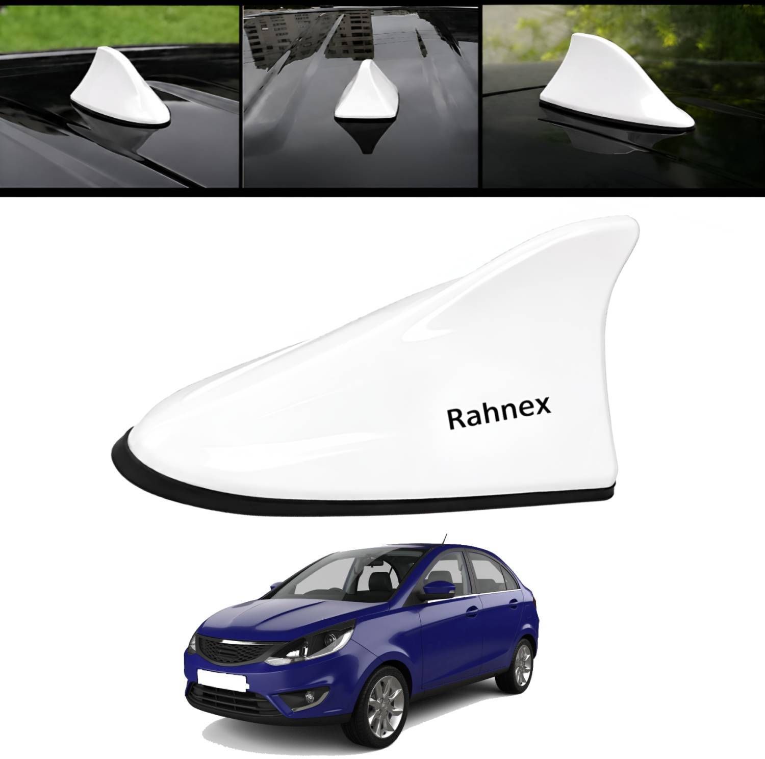 Shark Fin Car Antenna Universal Roof Mount Decorative White Antenna Zest 2016 Rahnex Universal Shark Fin Car Antenna White Roof Mounted Aerial-331 Satellite Vehicle Antenna-picture-32