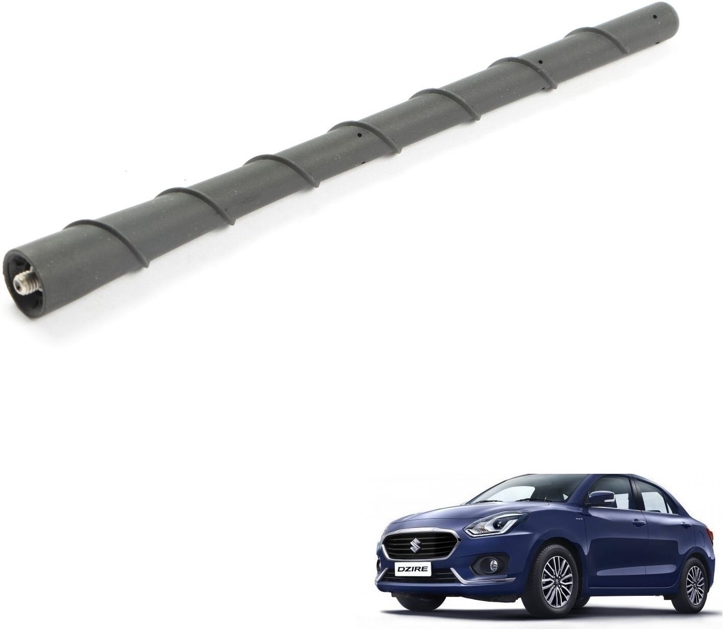 FIBER RUBBER ANTENNA COMPATIBLE WITH DZIRE (2017-2024) Satellite Vehicle Antenna
