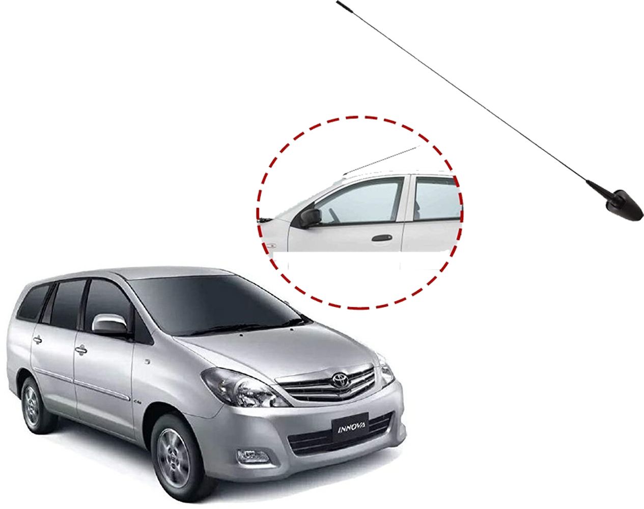 ooltah pahiya Car Audio AM/FM Roof Signal Receiver Antenna FC_068 Standard Car Roof Antenna For_Innova T-I Satellite Vehicle Antenna-picture-17