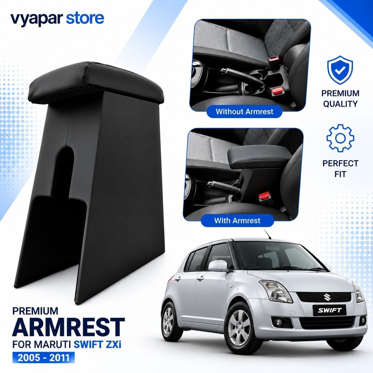vyapar store SWIFT ZXi [2005-2011] Car Armrest-picture-20