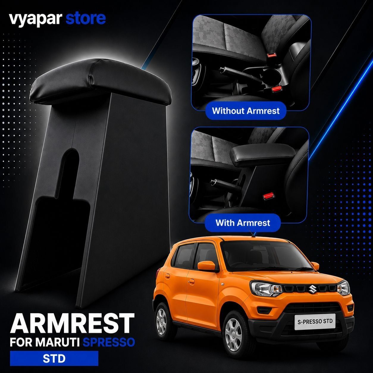 s-presso std Car Armrest-image-24