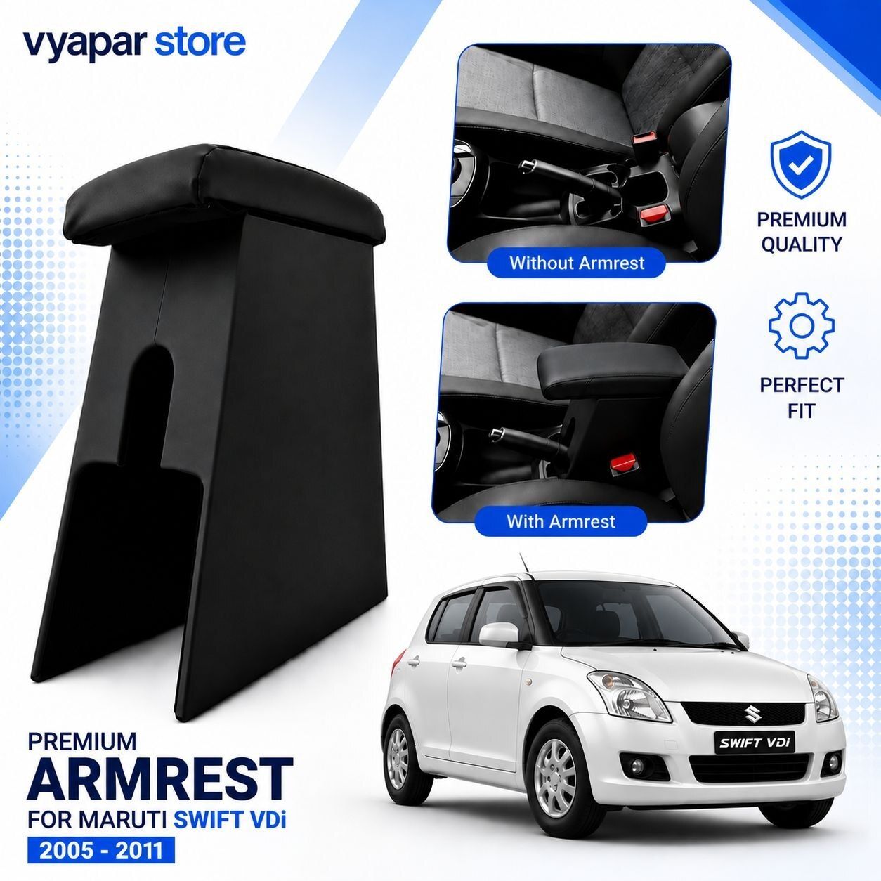 vyapar store SWIFT VDi [2005-2011] Car Armrest-picture-18
