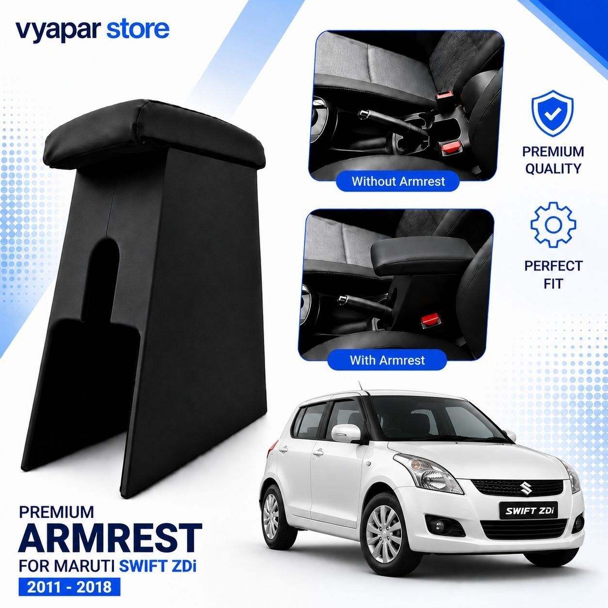 vyapar store SWIFT ZDi [2011-2018] Car Armrest-picture-16