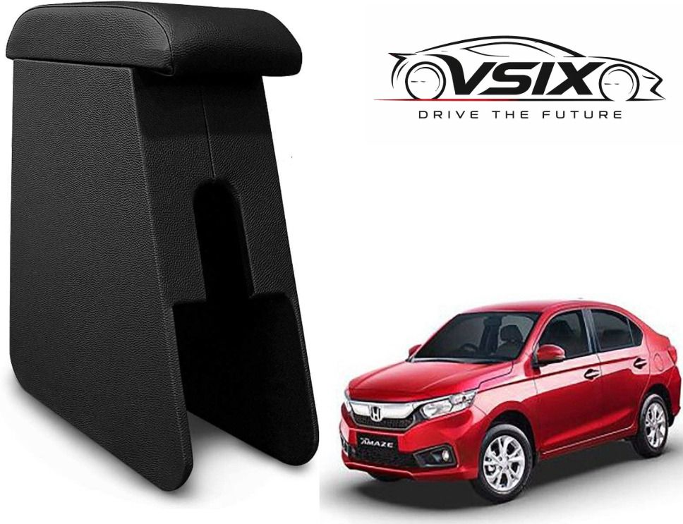 Car Arm Rest Wooden Armrest Black Color with Cushion & Storage Box Car Armrest-image-46